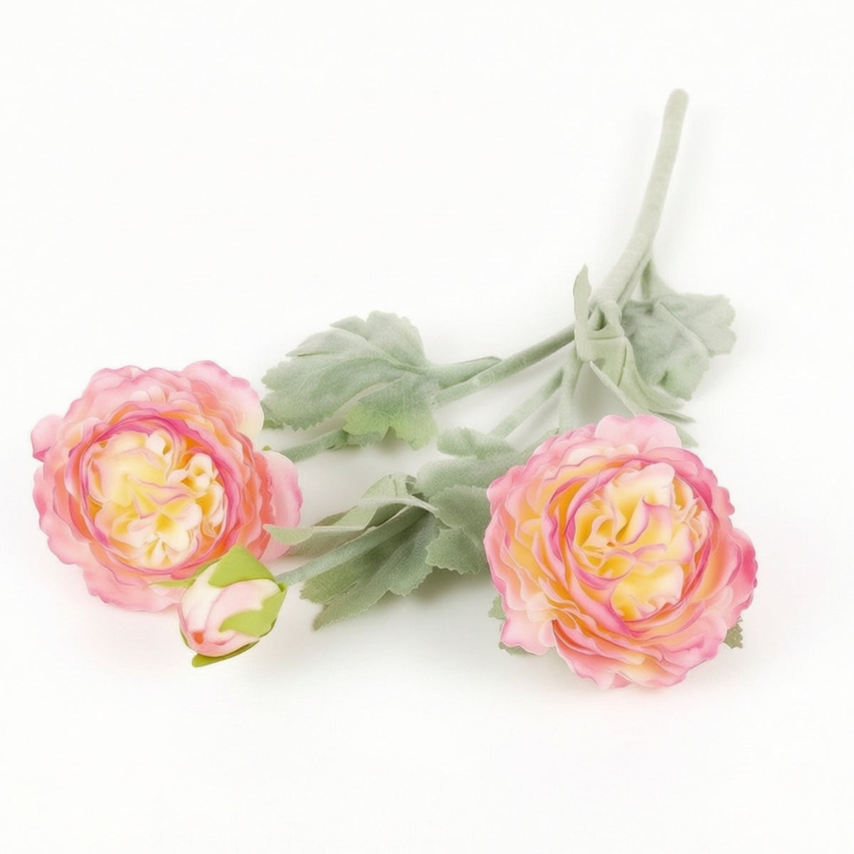 Artificial Peony Bouquet with Velvet Finish