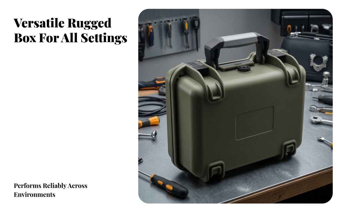 Instrument Case with Hinged Lid