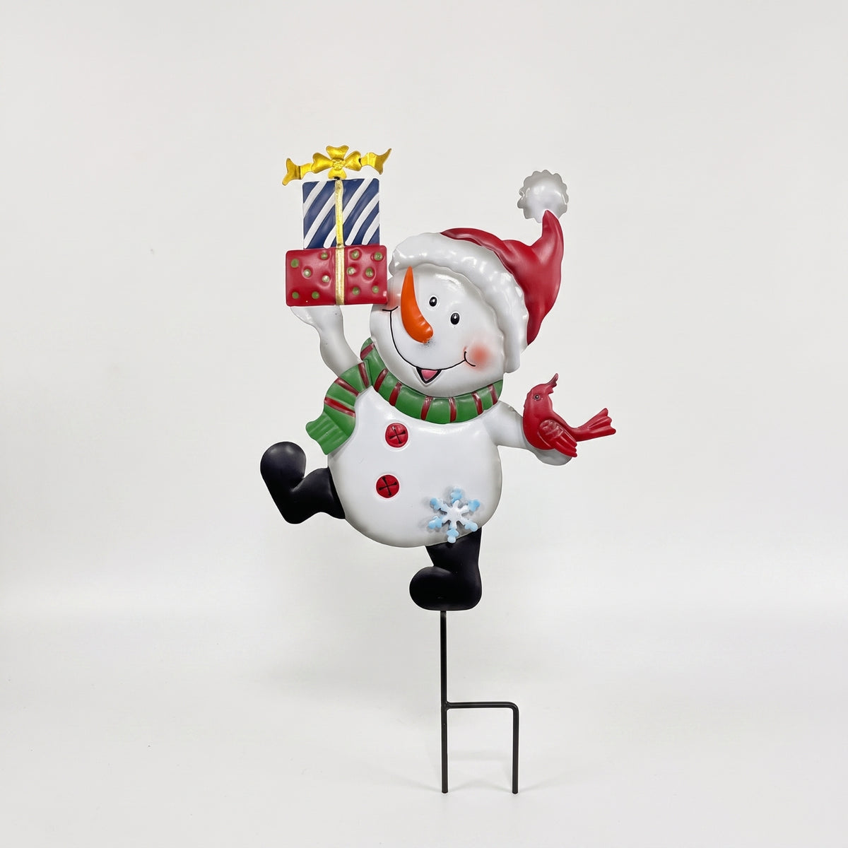 Snowman Garden Stake Christmas Snowman Stake Decoration Yard Decor Holiday Outdoor