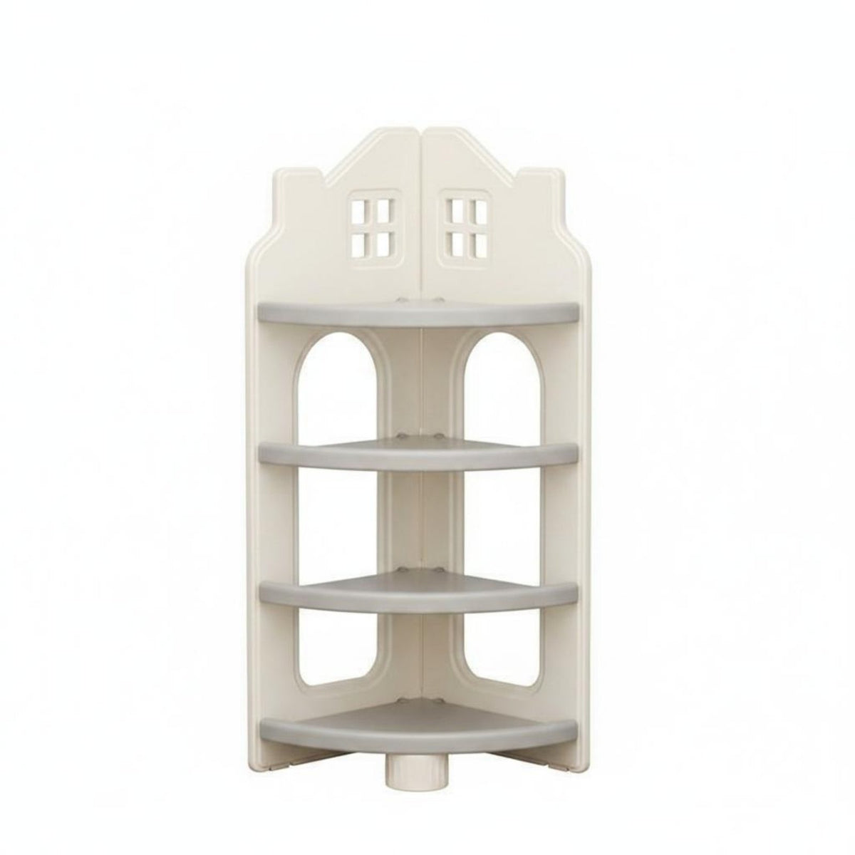 Bookcase Sturdy Kids Bookcase Easy to Clean House-Shaped Storage Shelf for Playroom, Classroom