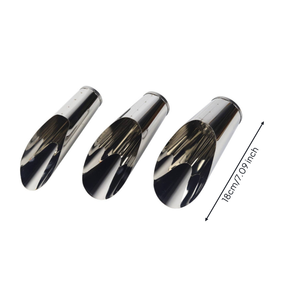 3 Pieces Bonsai Soil bucket shovels Garden Bonsai Tool Deep Potting Ladle Large Capacity Potting for Gardeners Lovers