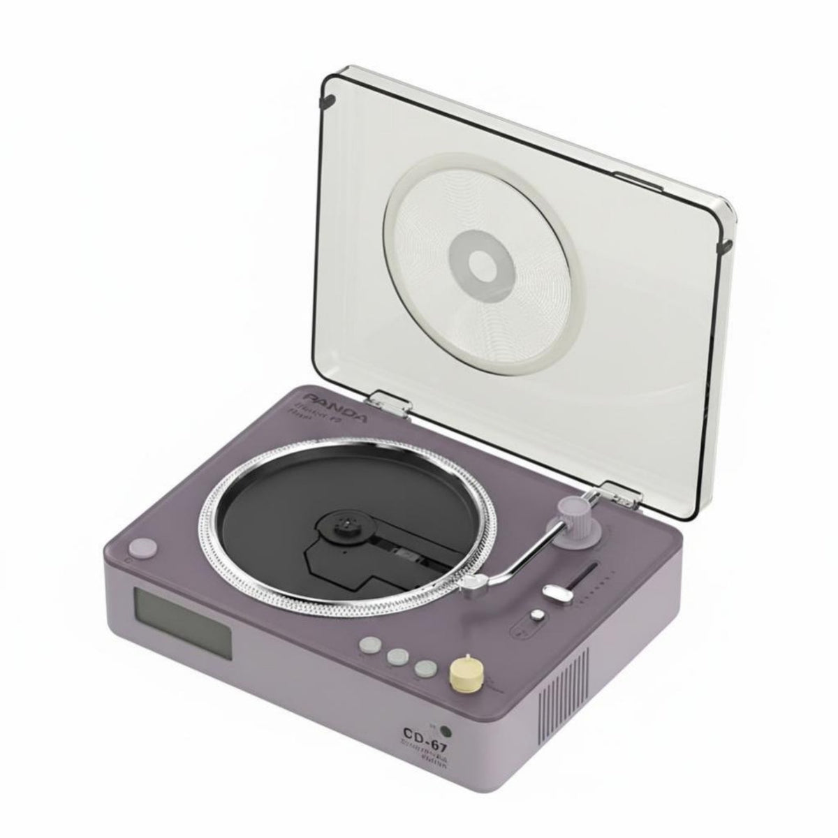 Bluetooth Speaker, Retro Vinyl-Style, Multi-Format Music Player, Home Audio