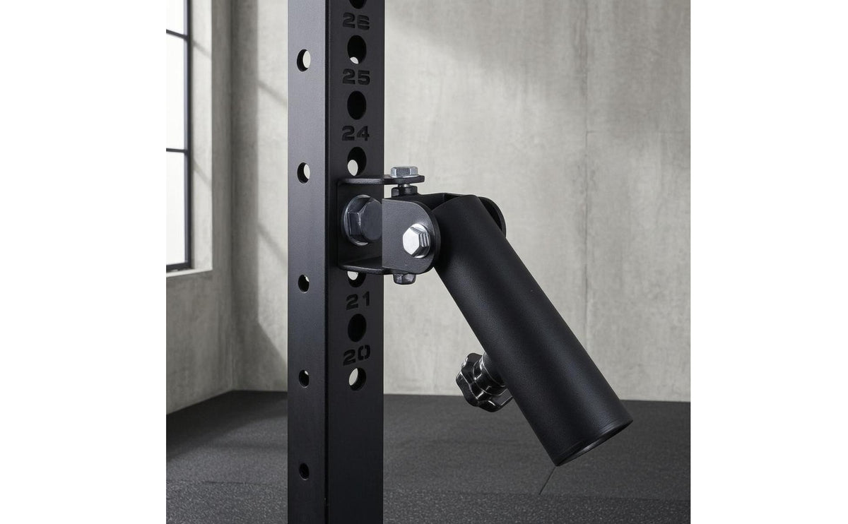 Clamp Mount T-Bar Row Attachment with 360-Degree Swivel and Hand Knob