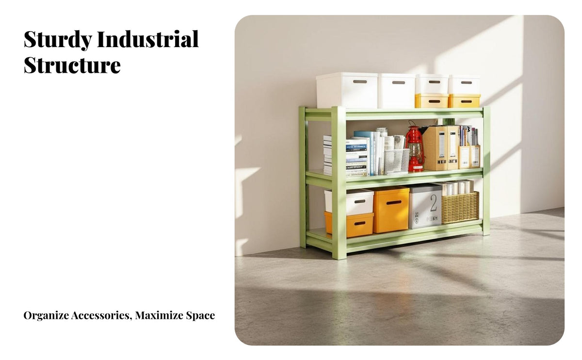 Thickened Material Multi-Tier Metal Shelf Rustproof Unrestricted Standing Storage Rack Rust Resistant 5 Tier Metal Shelving Easy Assembly for Shop Owners, DIY Enthusiasts, Industrial Areas, Workshop, Living Room, Bedroom
