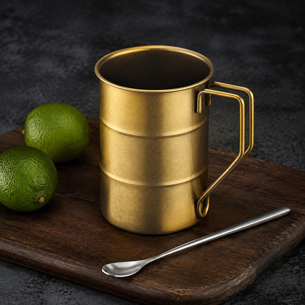 Stainless Steel Beer Mug Tumbler Thermos Vacuum Insulated Vintage Style For Home