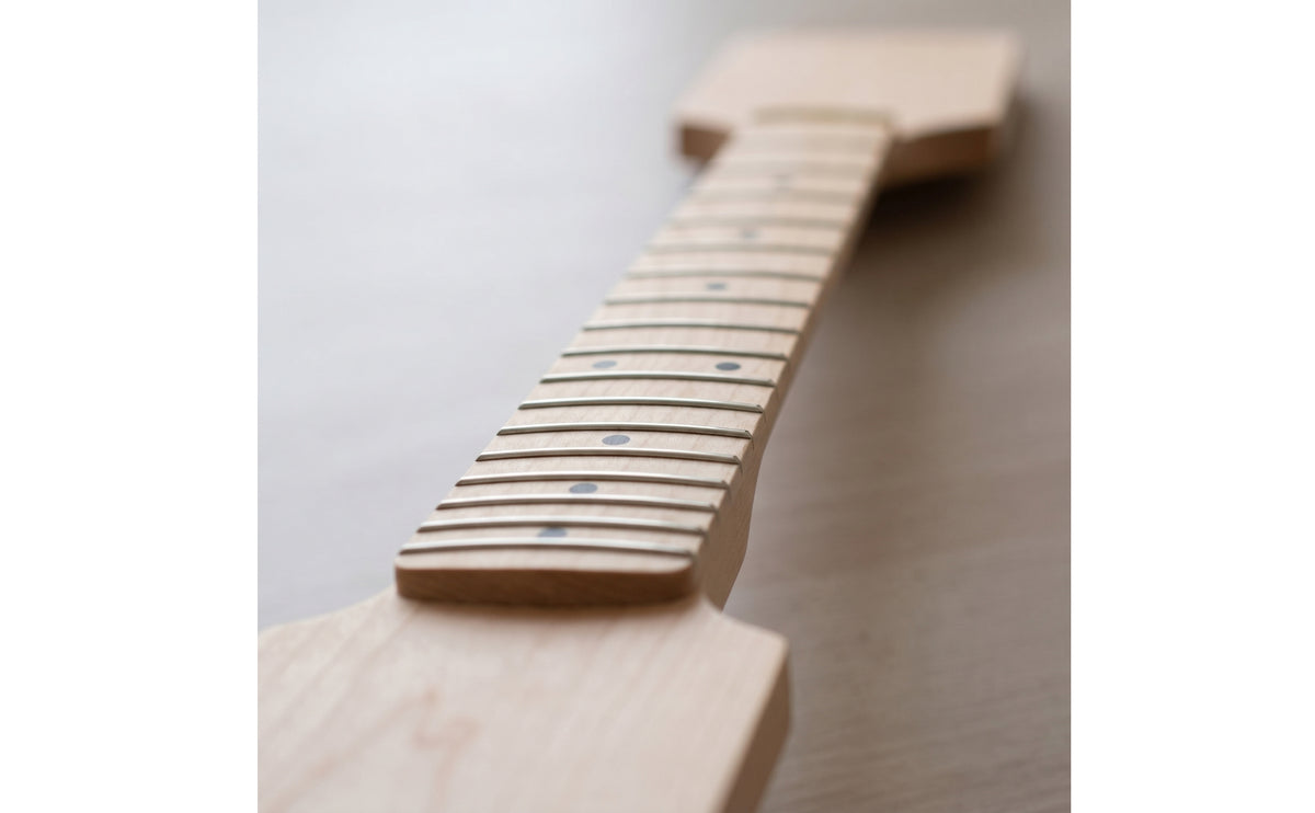 Guitar Neck with Paddle Headstock Unfinished Paddle Headstock Guitar Neck 22 Frets for Guitarists