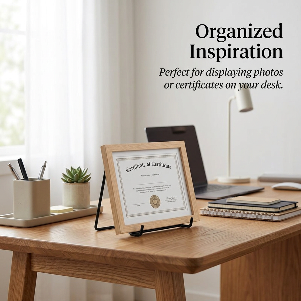 Photo Frame Holder for Desk, Stable Picture Frame Holder Easel, Hold Photographs Plate Holder, Picture Frame Holder Bracket