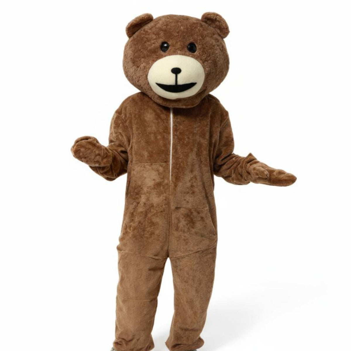 Character Costume Furry Animal Character Outfit Easy to Wear Full Body Costume for Promoters, Entertainers, Promotional Events, Processions