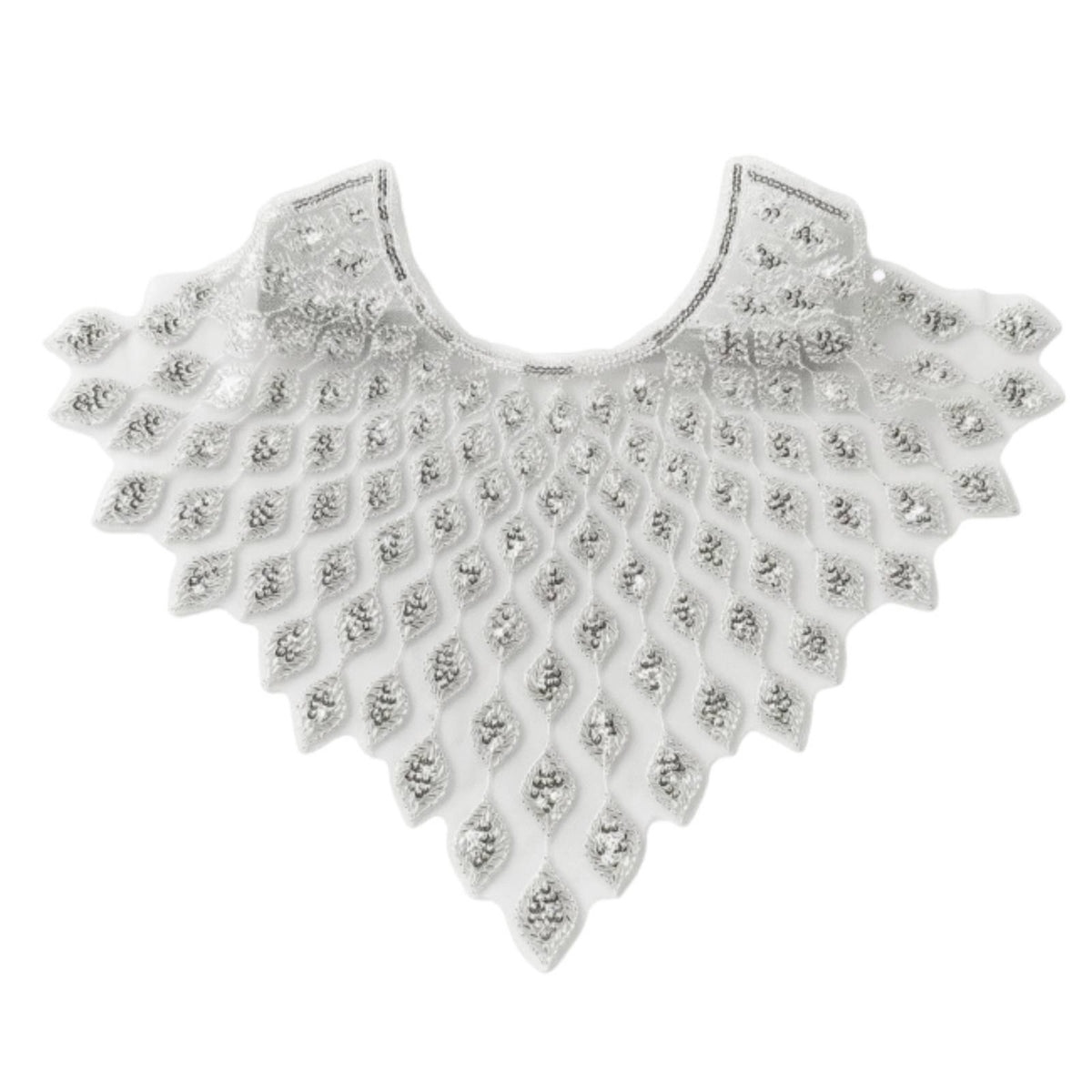 Collar Applique Decorative Neckline Applique Shimmering for Dresses, Designers