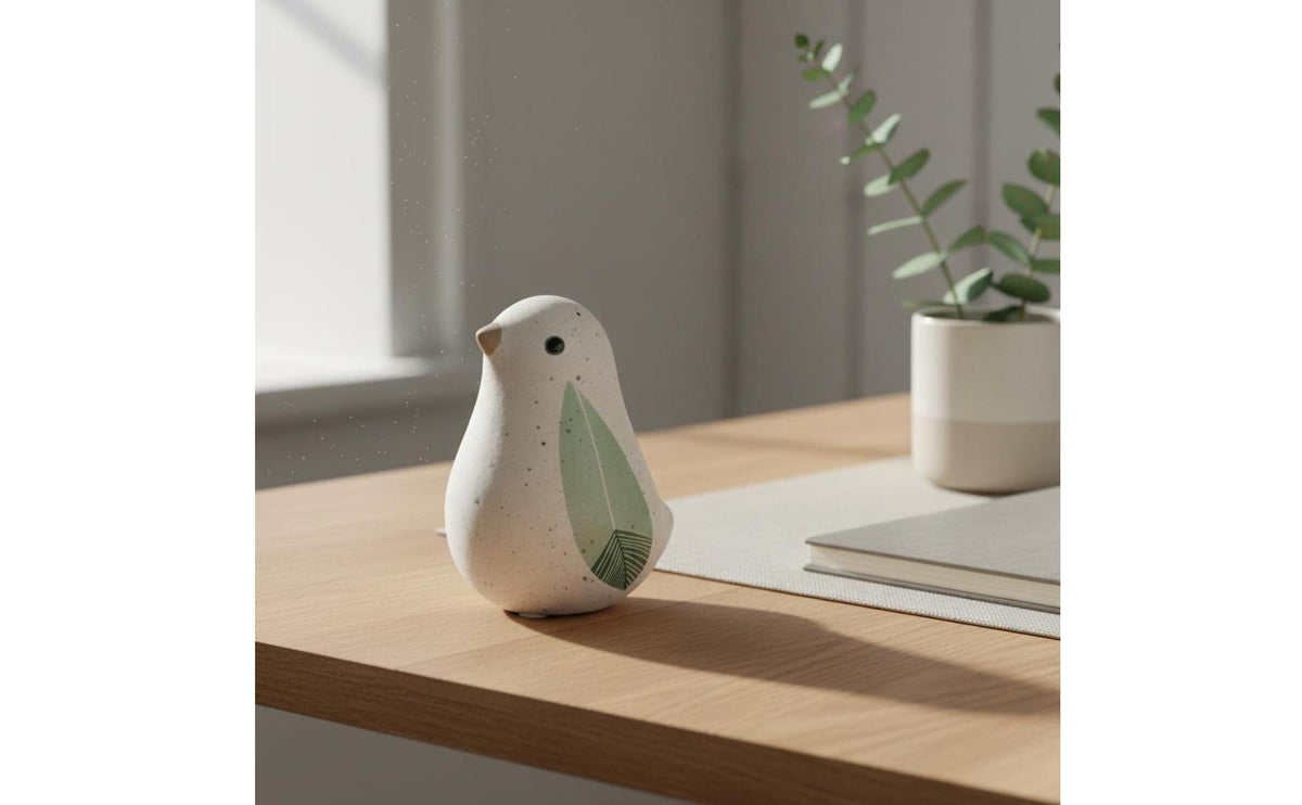 Decorative Ceramic Bird Art Figurines Home Ornaments Porcelain Table Accent Featuring Nordic-inspired Design Suitable for Desk Shelf Entryway Bedroom Office Gift Giving