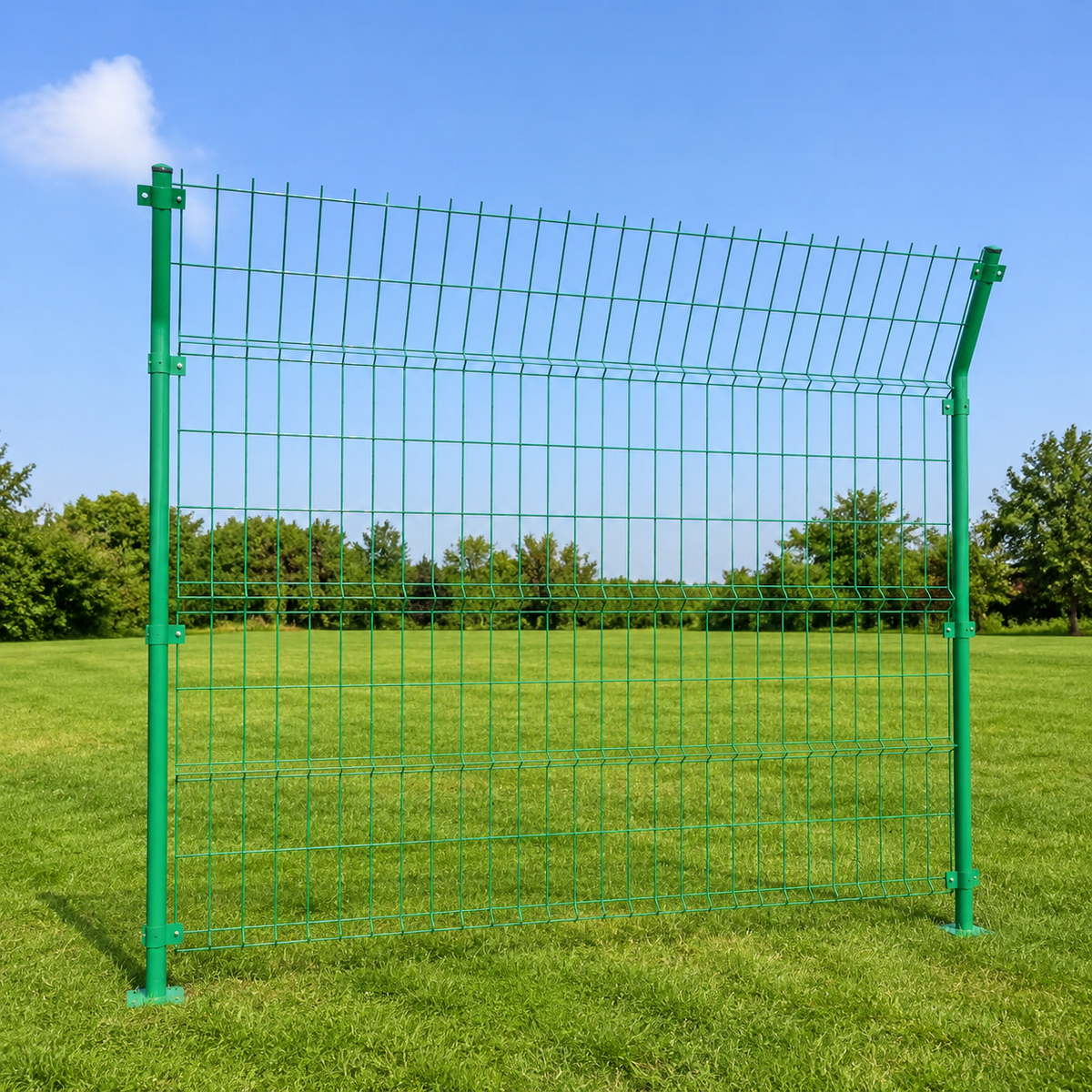 Mesh Panel Wire Mesh Panel For Railway Fence 5mm Wire Diameter 7x10 Mesh 3m Length