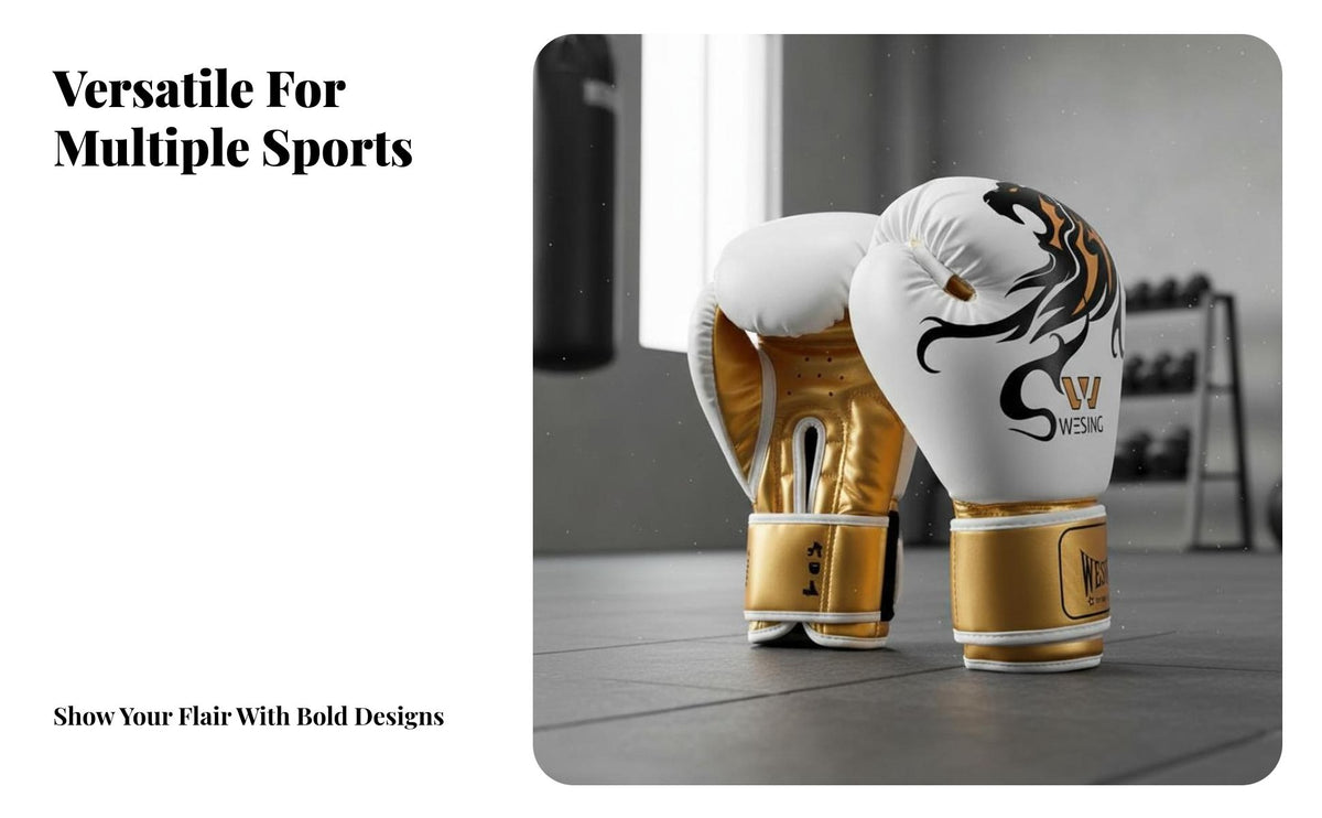 Shock Absorbing Boxing Gloves Secure Wrist Support Muay Thai Gloves Thumb Protection Combat Sports Gear Force Dispersion for Fighters, Combat Artists, Athletes, Gym