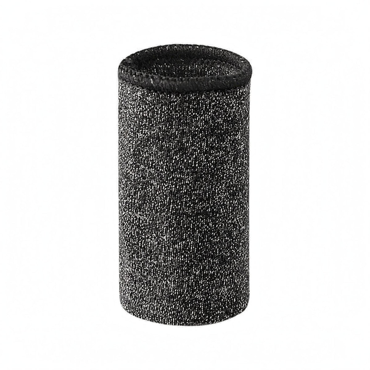 Compressive Fit Compression Finger Sleeve Cotton Blend Slip-on Finger Support Tube Heather Gray Supportive for Sports, Hand Activities