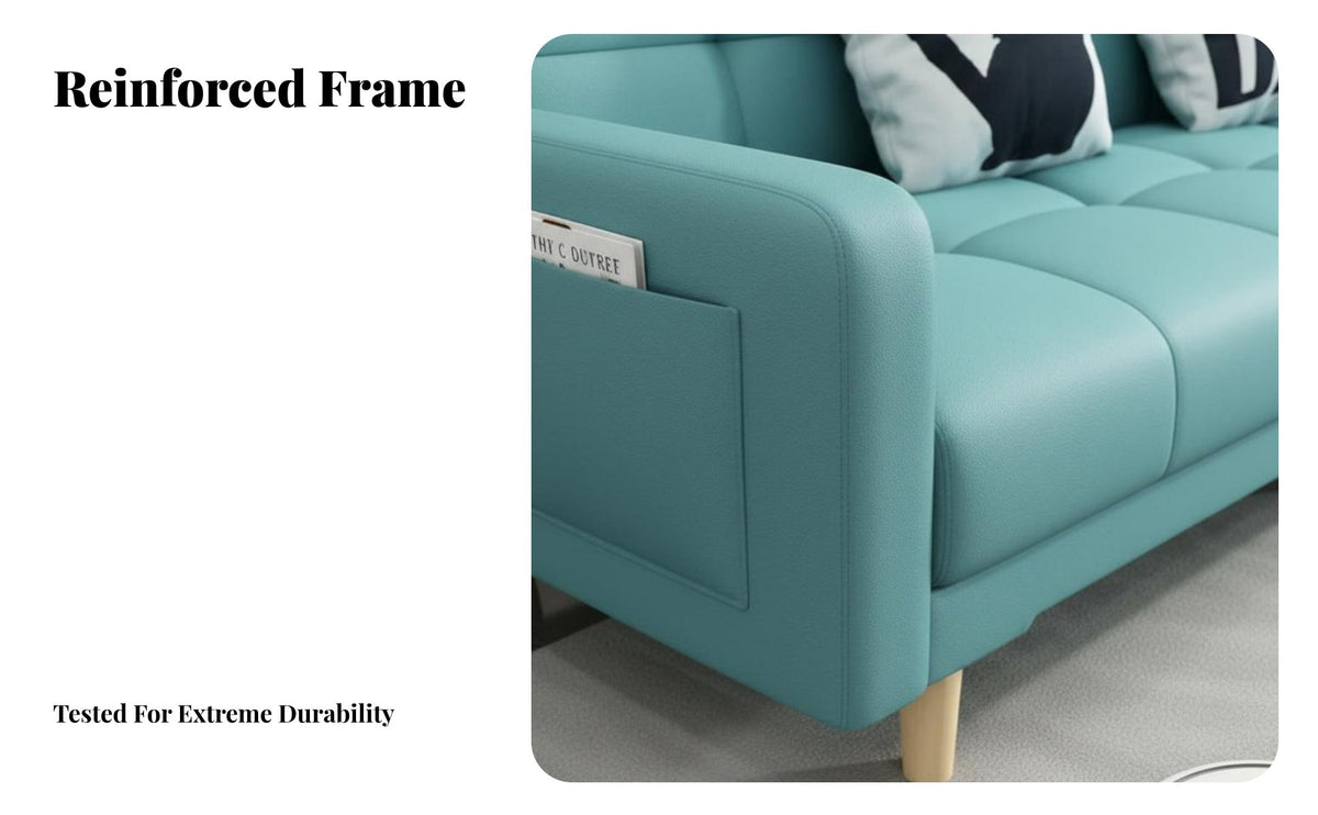 2-in-1 Design Folding Sofa Bed Space-Saving Living Room Furniture Easy Conversion transformable Couch Performance material for Apartment Dwellers, Guest Hosts, Home Office Workers
