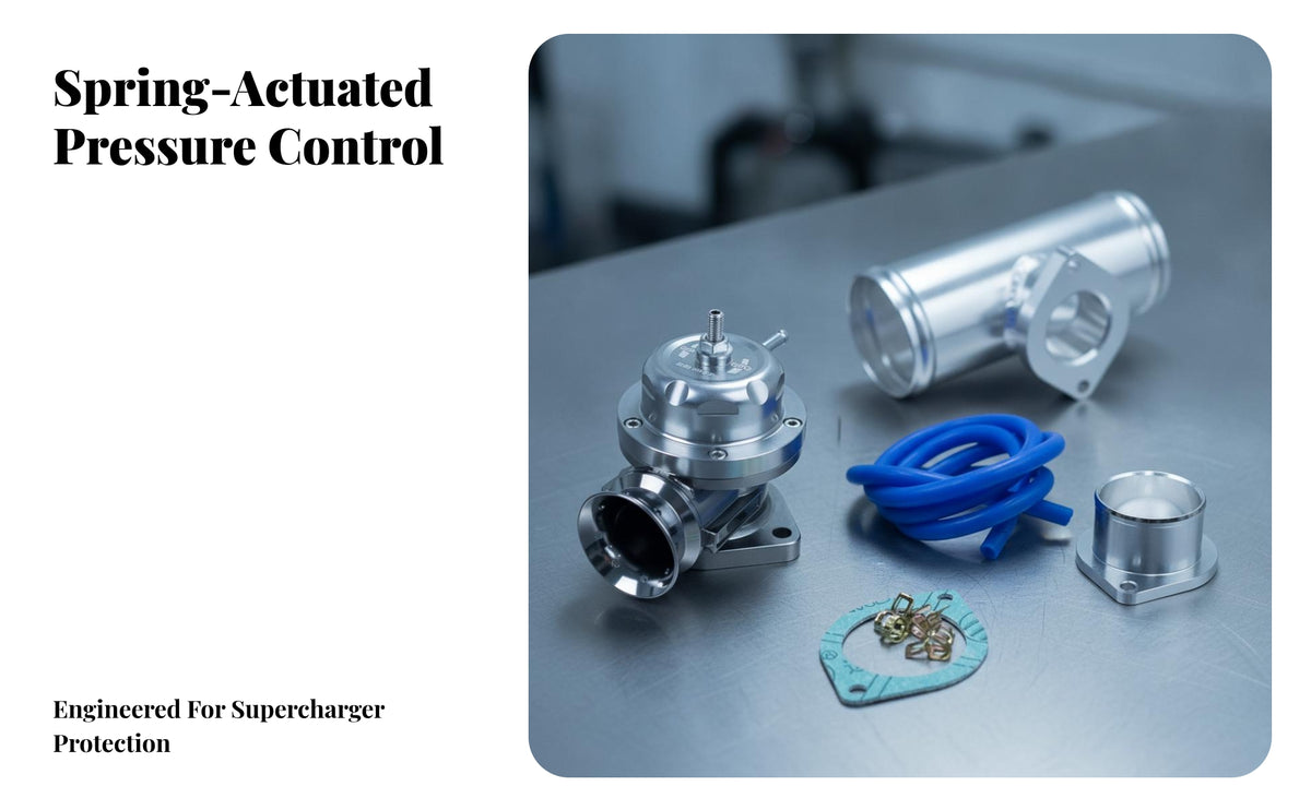 Adjustable Forced-Induction Blow-Off | Machined Aluminum Alloy, forced-induction Blow off pressure relief port, for Turbocharged Setups