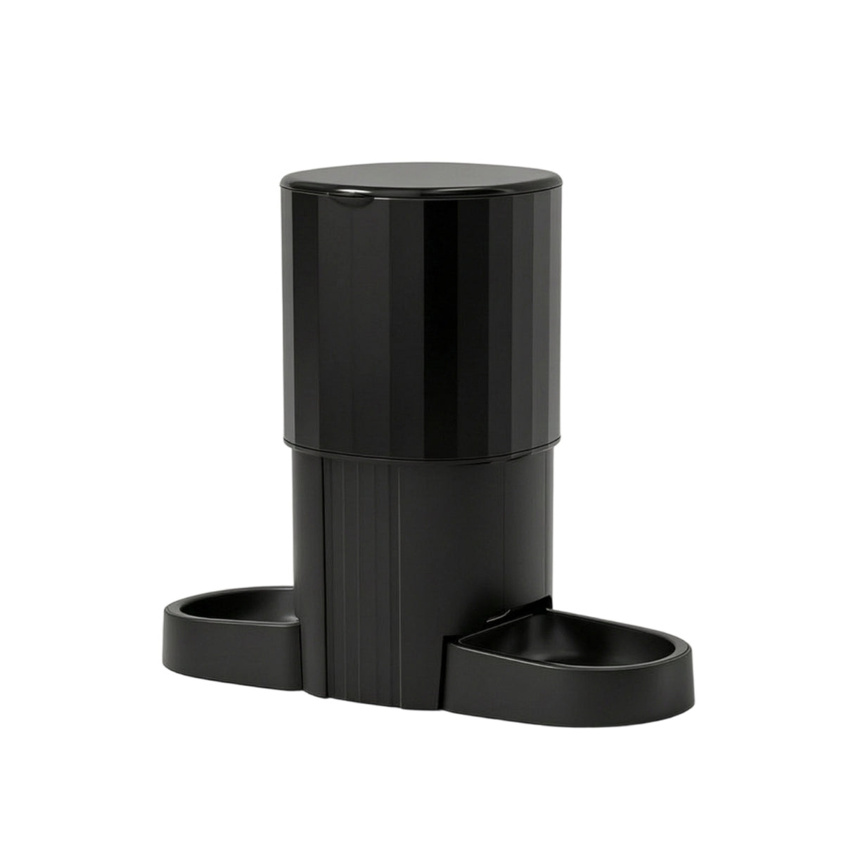 Automatic Feeder with Two Bowls Anti-Jam Automatic Pet Feeder Easy to Clean Stable for Cats, Daily Feeding, Vacation