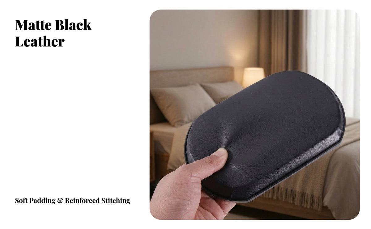2 Pieces Leg Guard Pad | Leather-Like Surface, Soft Foam Padding Leg Rest Pad