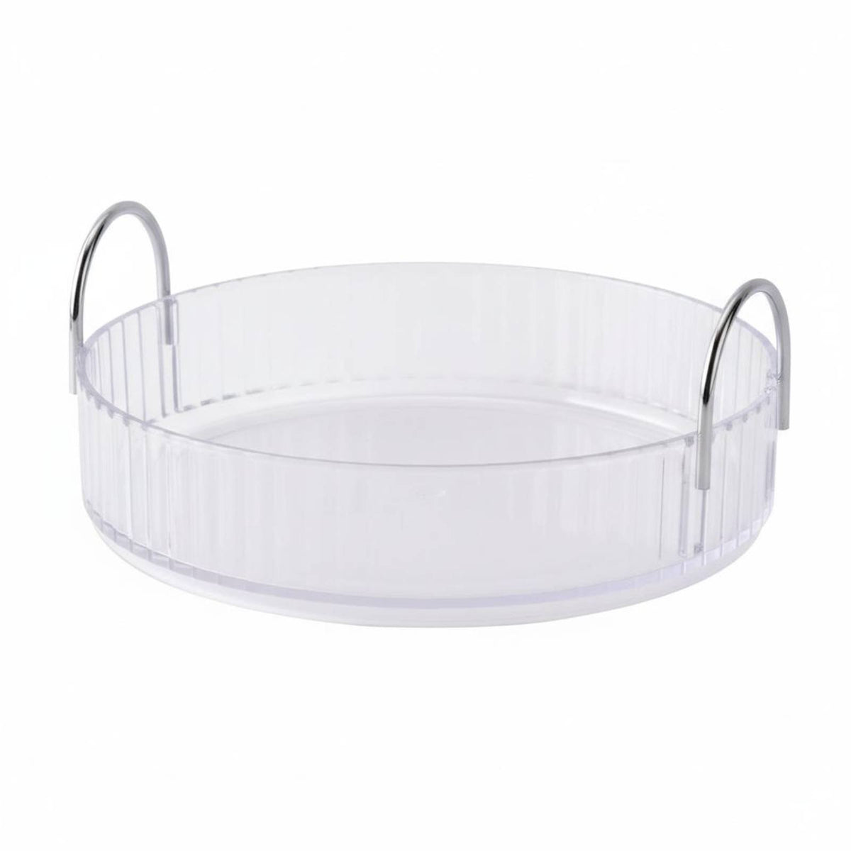 Multi-Tier rotating Organizer Large Capacity Tiered rotating Rack Elegant Design Raised Safety rim for Home Organizers, Bedroom