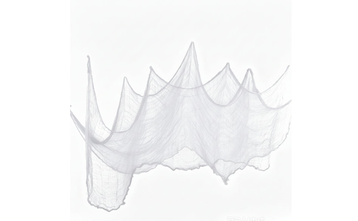 Distressed Halloween Creepy Cloth | Open-Weave, Halloween Spooky Cloth, for spooky setting