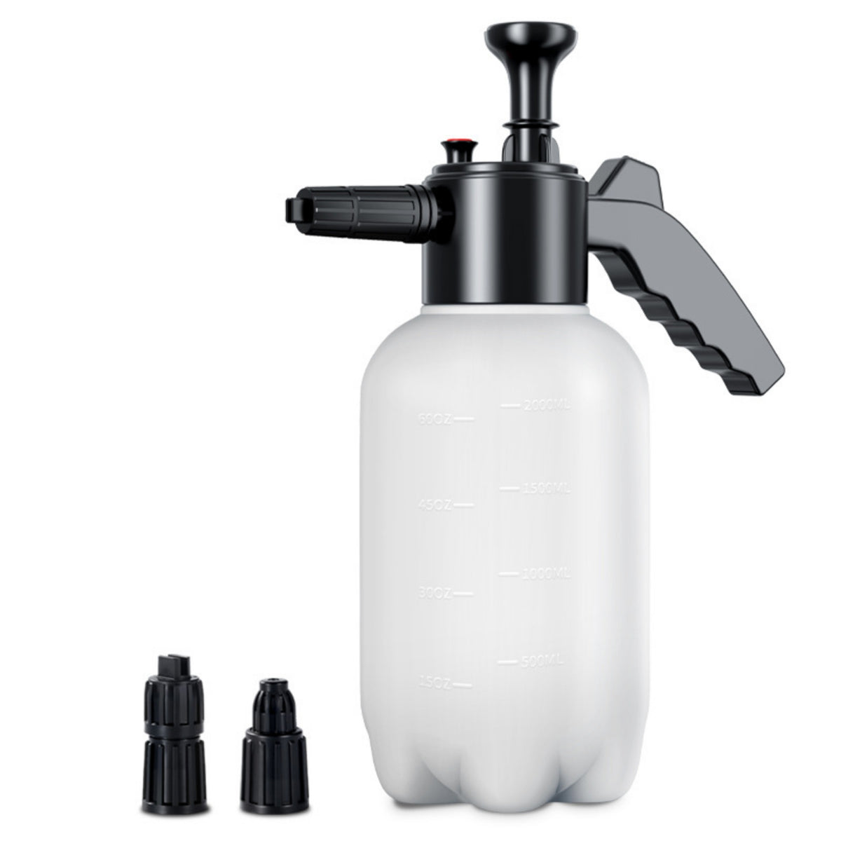 Handheld Foam Sprayer Bottle Translucent Foaming Pump Sprayer Measuring Scale Cleaning Tool Interchangeable Nozzles