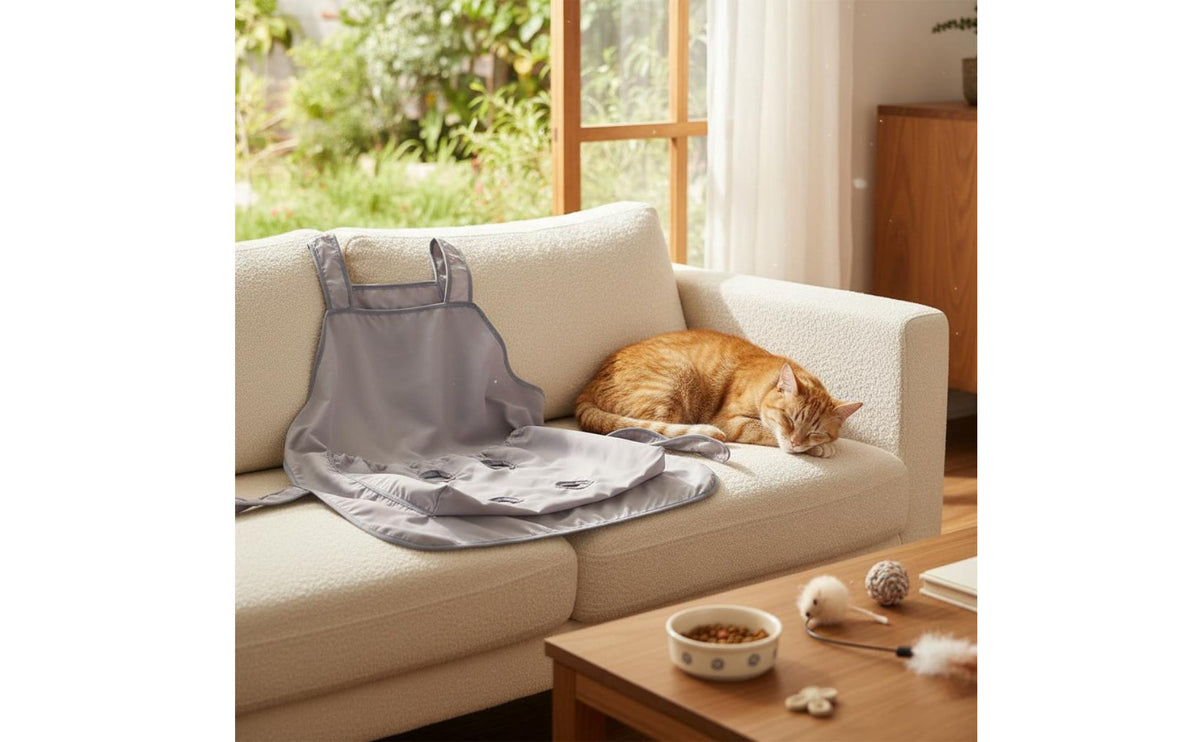 Cat Holding Apron Soft Pet Cuddling Pouch Interactive Design for Home