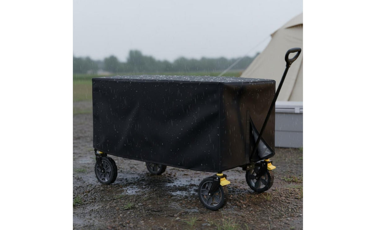 Waterproof Oxford Wagon Rain Cover Rainproof Folding Wagon Cover for Outdoor, Picnic
