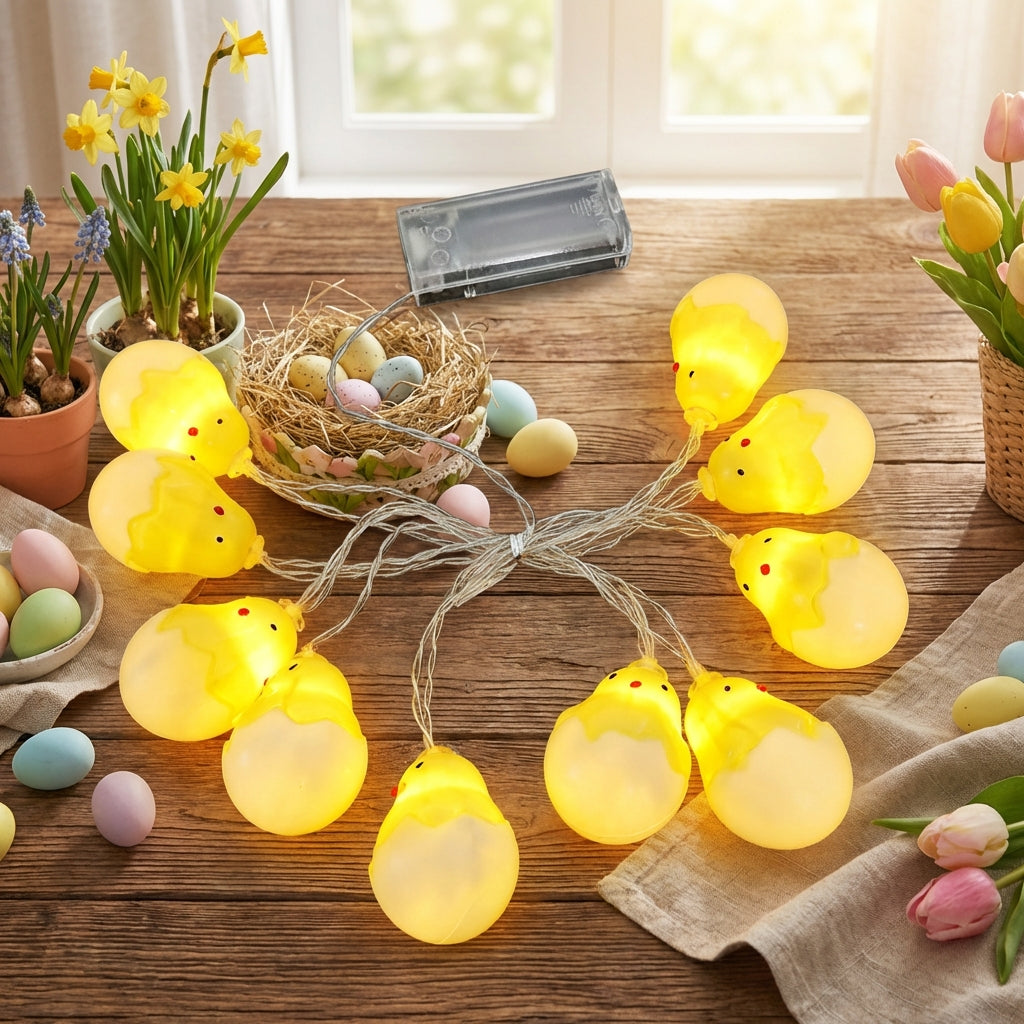 Easter Egg String Light Festive Atmosphere Easter Decoration for Home, Party, Wall Decor, Mantelpiece, Bedroom