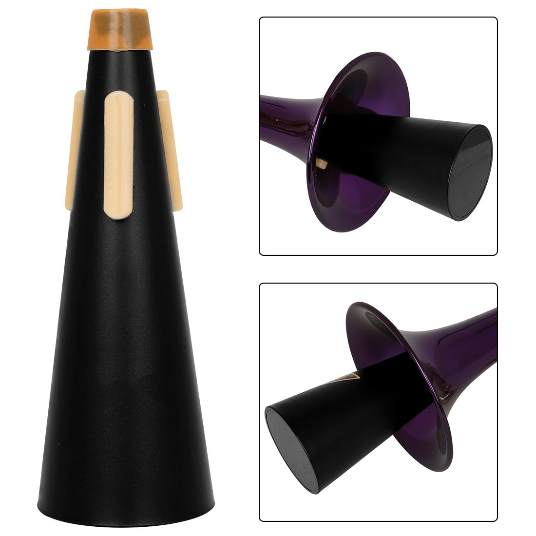 Bb Trumpet Cone Mute for Practice and Noise Reduction