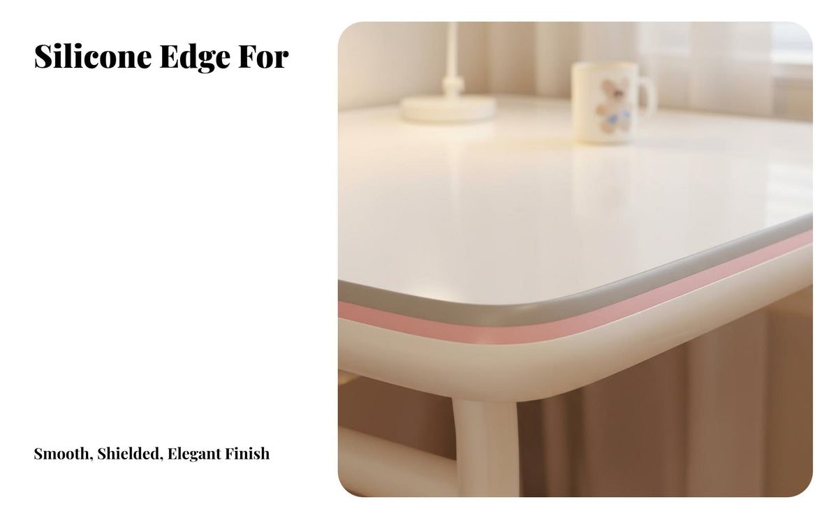 Kids Desk and Chair Set Wear-Resistant Tabletop Children's Homework Desk Widened Desktop Student Writing Table Set for Primary School Students