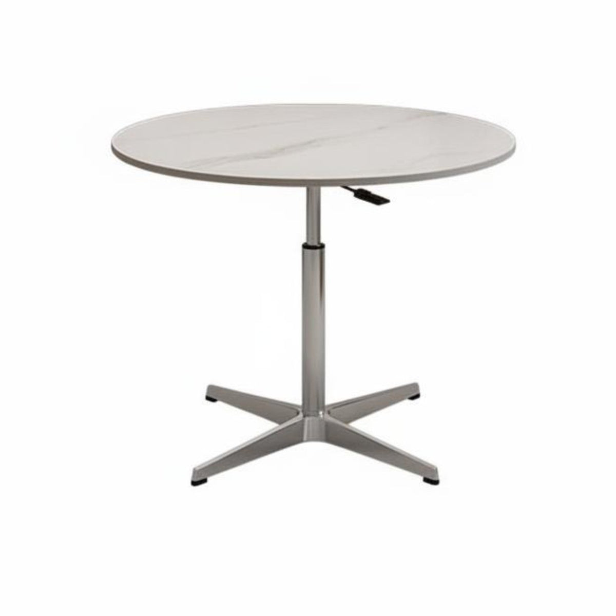 Adjustable Height Round elevatingTop End Table Movable Living Room Furniture Modern Design Space-Saving for Apartment Dwellers, Homeowners, Students, Bedroom, Home Office, Hallway