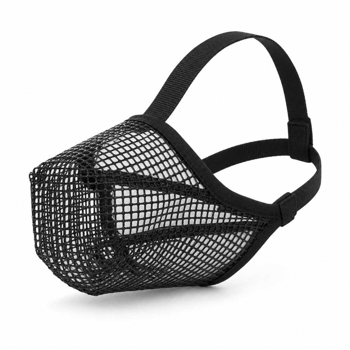 Breathable Dog Muzzle with Mesh Basket Lightweight Mesh Dog Muzzle Comfortable Mouth Cover Secure for Vet Visits