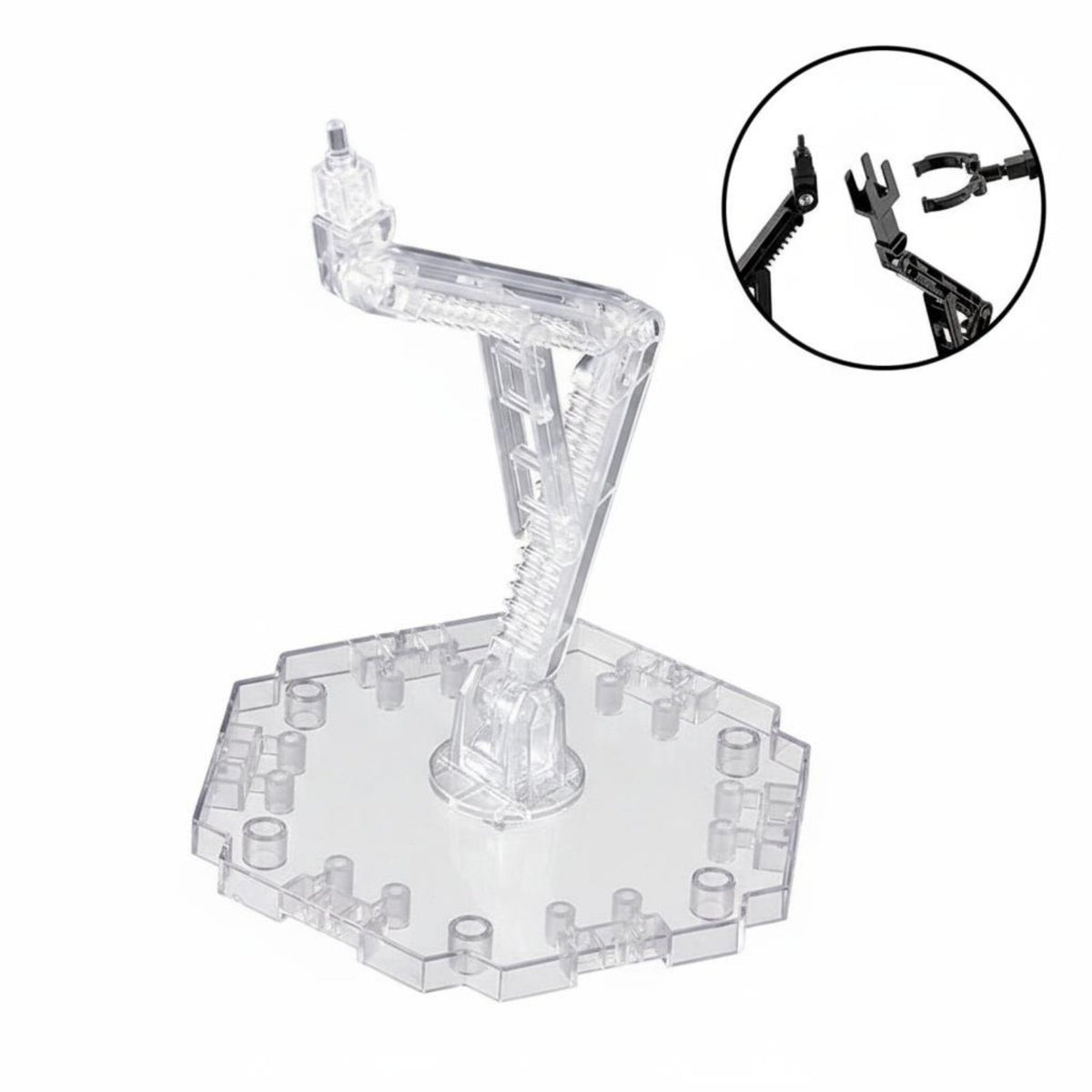 Action Figure Stand Adjustable Limb Action Figure Display Stand 1/144 Scale Model Base Dynamic Posing Articulated Model Base