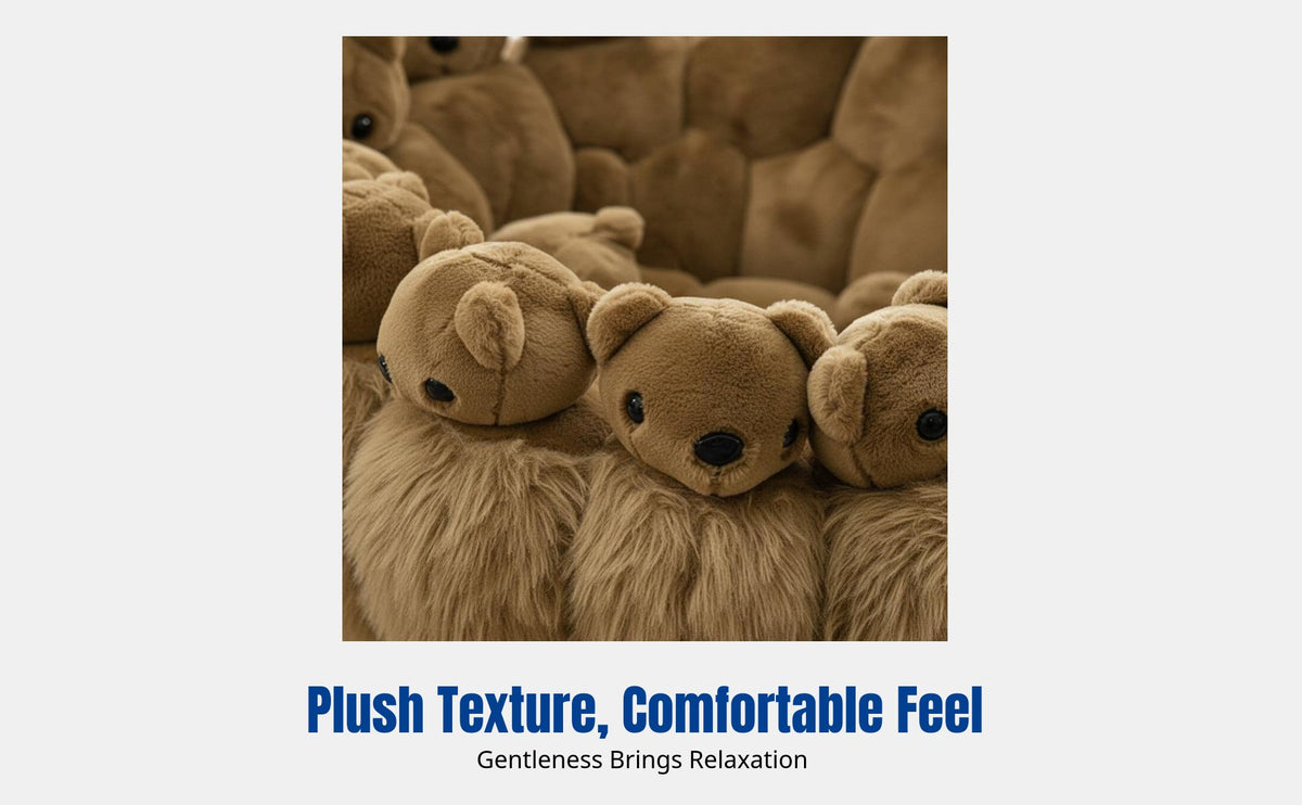 Plush Rotating Sofa Chair, Creative Single Armchair, Living Room Leisure, Home Decor