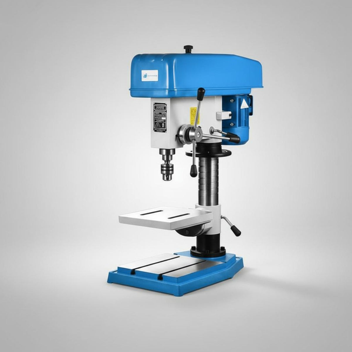 Industrial Drill Press Powerful Motor Benchtop Drill Press High Precision Vertical Machine for Metalworkers, DIY Enthusiasts, Factory, Garage