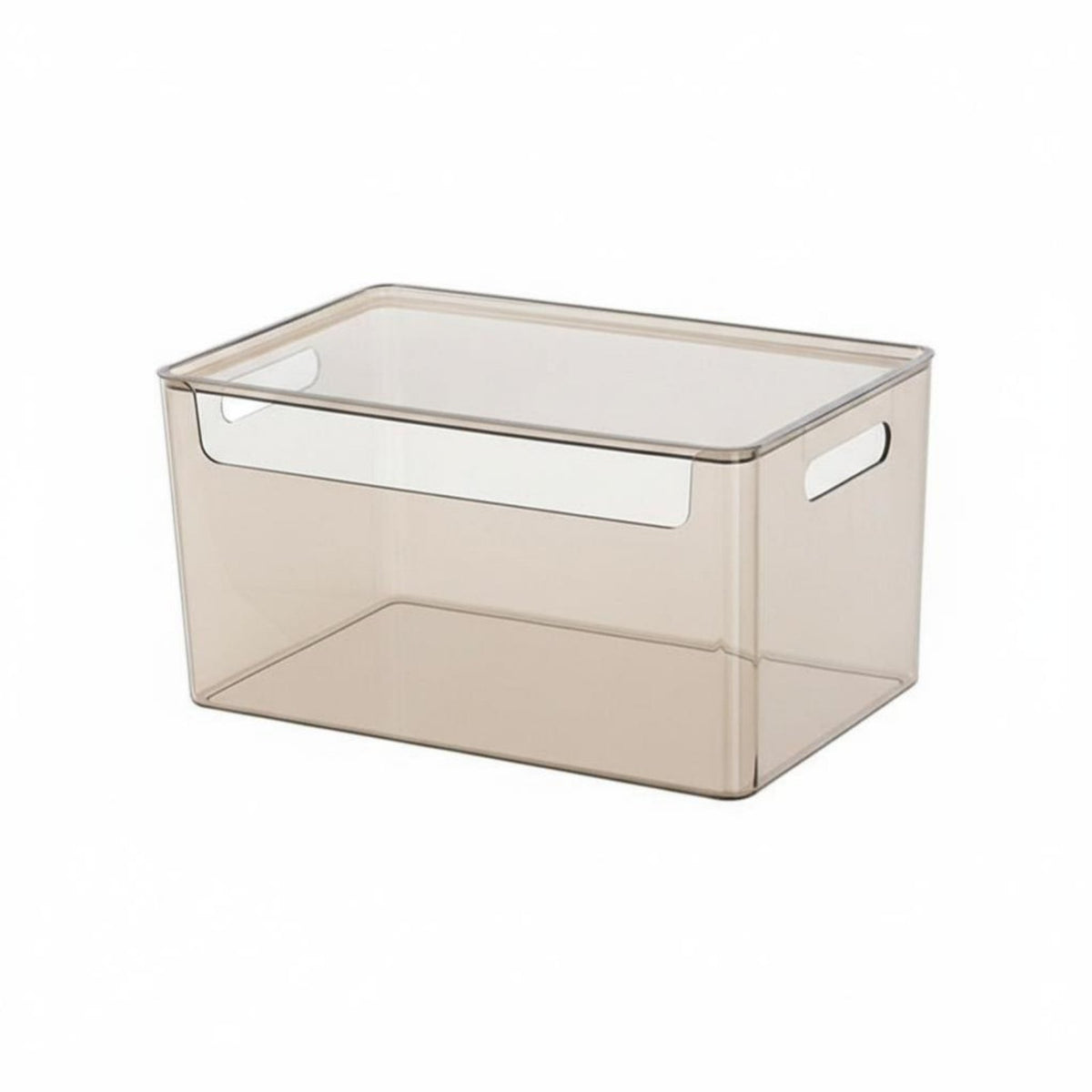 Clear container with Handles Transparent Design Storage Box Large Capacity for Parents