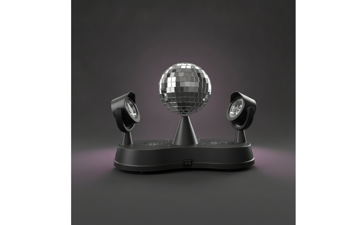 Party Light with Mirrored Ball Multi Color Disco Ball Light Colorful for Bar
