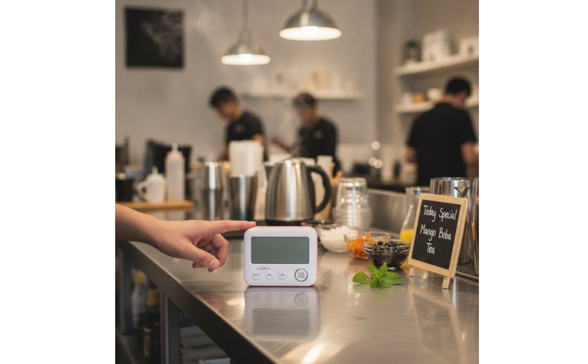 Commercial Timer Loud Alarm Digital Kitchen Timer Versatile Timekeeping Device for Culinary Professionals, Restaurant, Bakery, Cafe