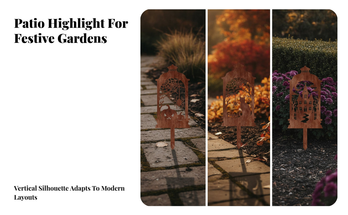 Decorative Garden Stake with Plaque
