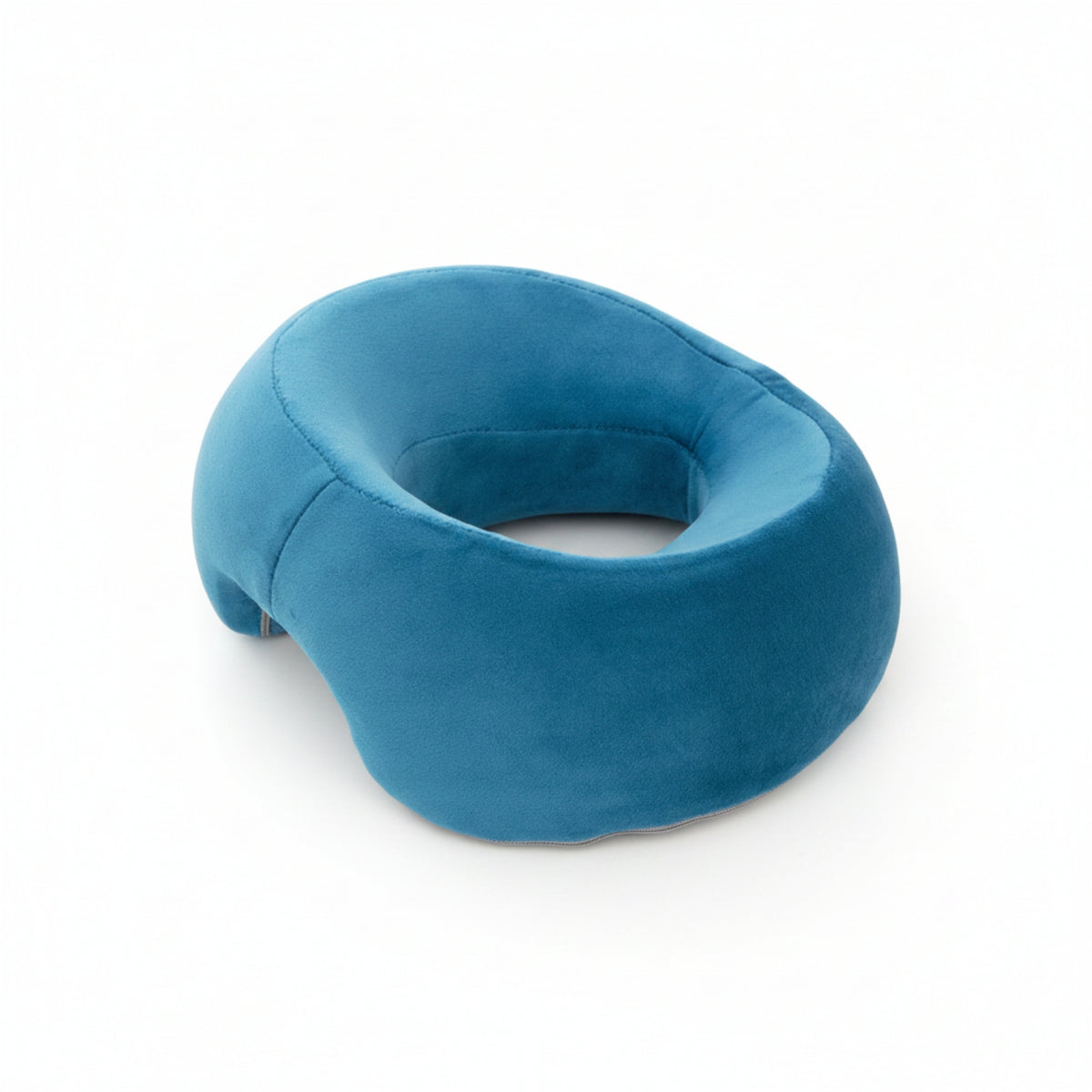 Contoured Prone Massage Pillow Soft Textile Cover Donut Face Cradle Pillow