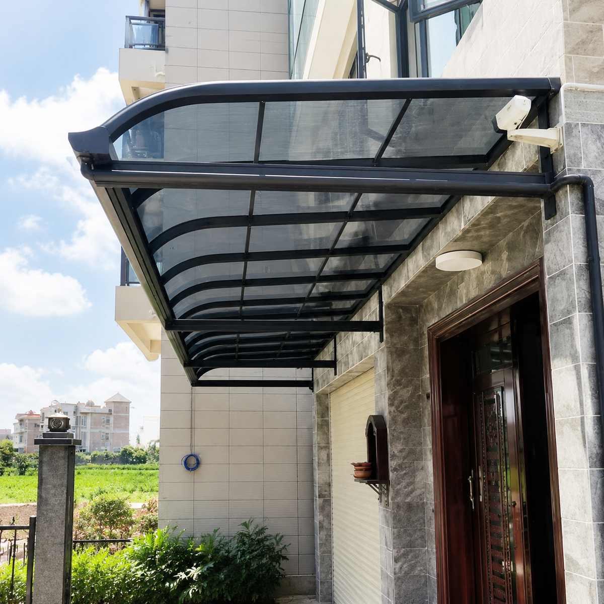 Awning Sun Shade, Polycarbonate Sun Shade, Aluminum Alloy, UV Protection, For Windows, Balcony Shade, Outdoor