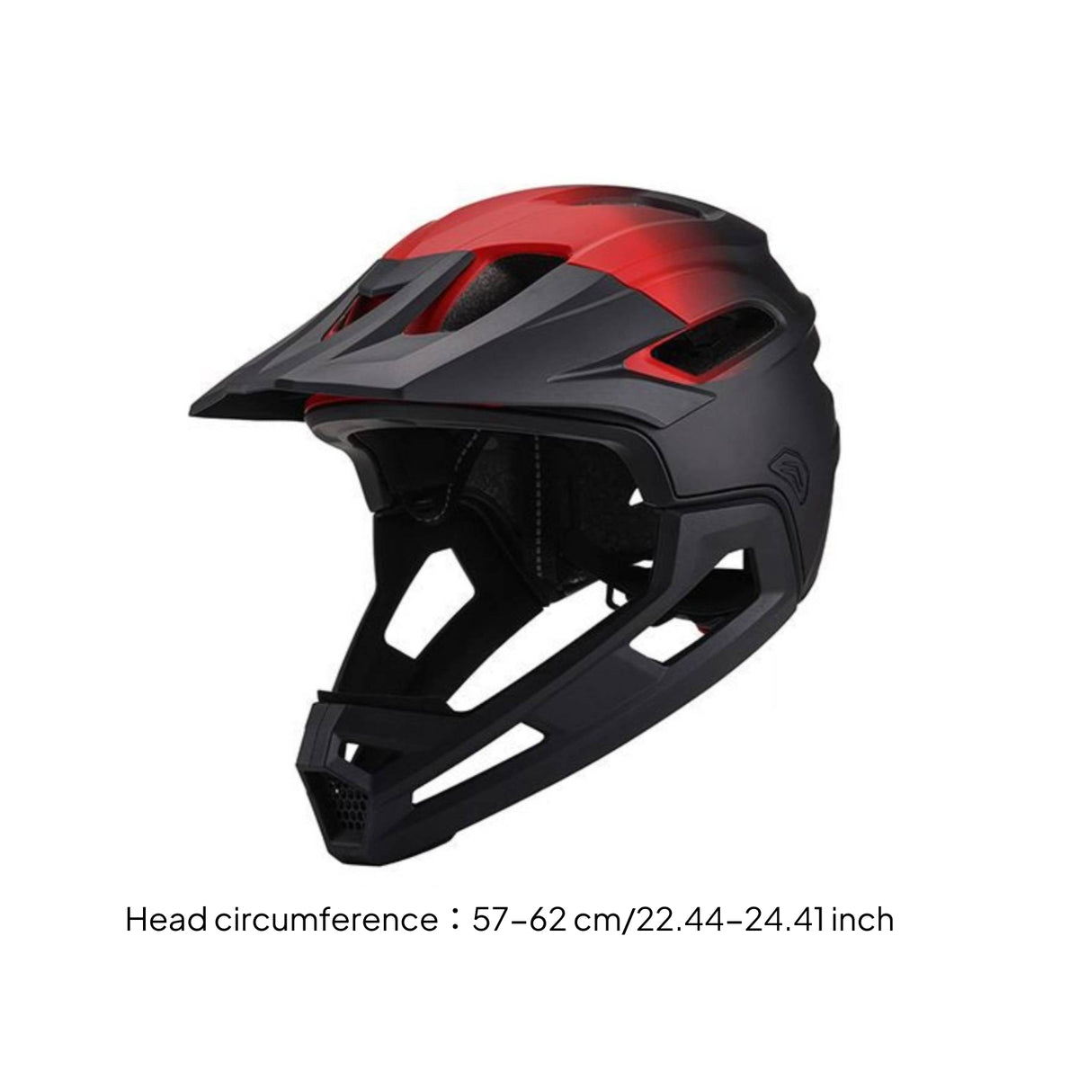 Bike Helmet with Detachable Chin Guard CE Certified Helmet with Detachable Chin Bar Impact-Resistant Removable