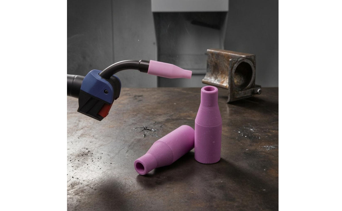 5 Pieces Pink Ceramic Soldering Nozzle Easy Installation Soldering Torch Nozzle Quick Replacement Long-Lasting Materials