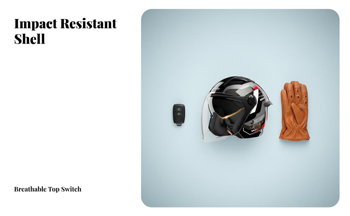 Motorcycle Half Helmet 3C Certified Helmet Comfortable Warm Lining Guarding Headwear for Motorcycle Enthusiast S, Adults, Commuting, City Riding