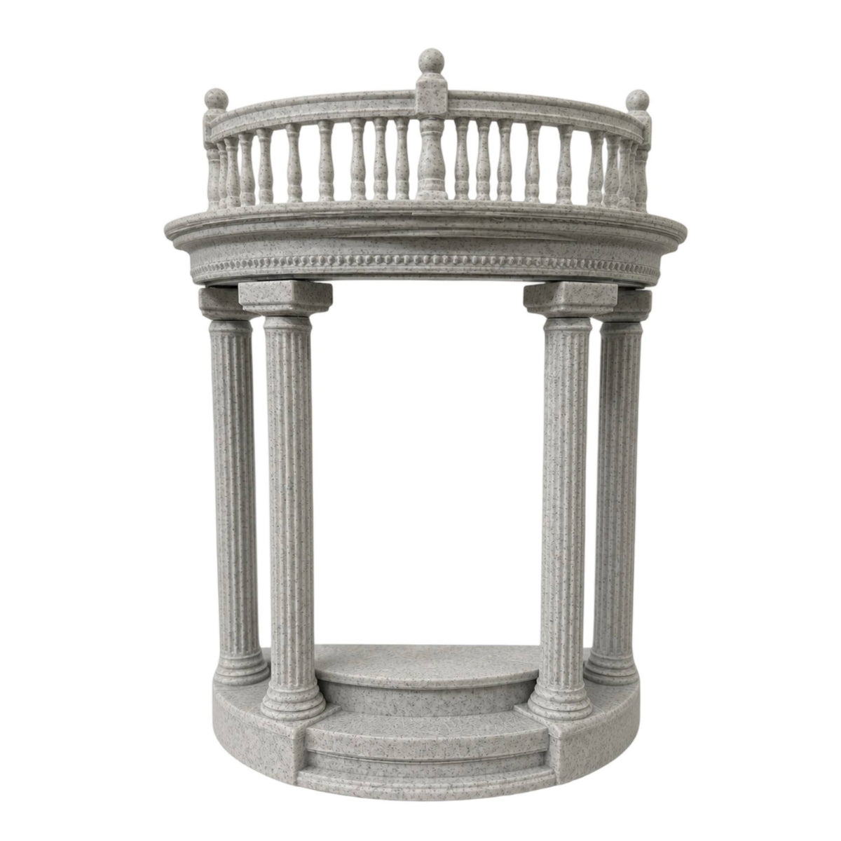 Roman Column Pedestal Marble-Finish Doll Display Stand Elegant Roman Pillar Stand for Hobbyists