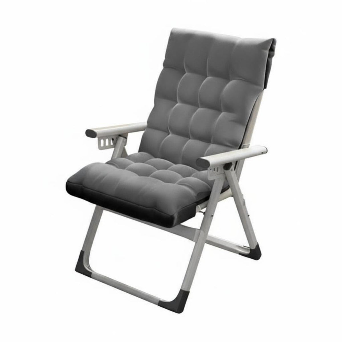 Reclining Function Foldable Nap Chair Space-Saving Padded Folding Lounger High spine Support Portable Furniture Multi-Purpose Use for Students, Office Workers, Adults, Dorm Room, Bedroom