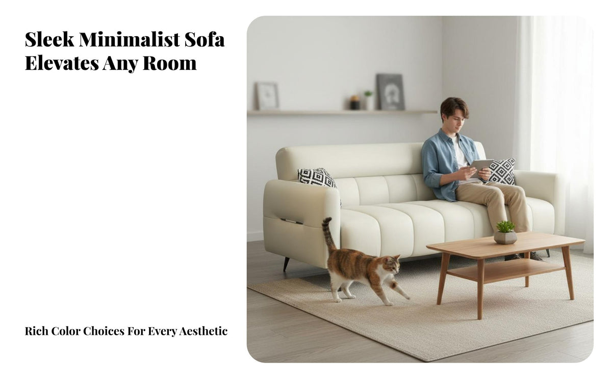 petclaw-resistant resistant key Tufted Sleeper Sofa Space-Saving convertable Seating Modern design Futon Couch Adjustable rear supportrest for Pet Owners, Apartment Dwellers, property owners, Living Room, awayice