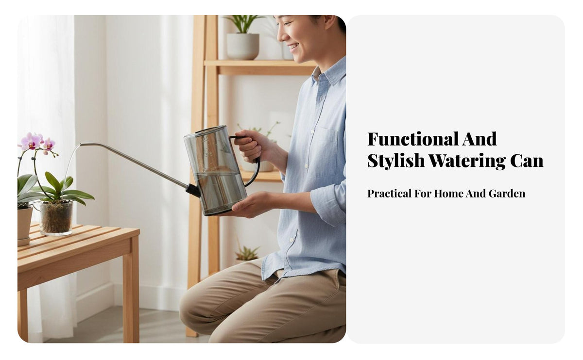 Long Spout Watering Can Plant Waterer Controlled Water Stream Indoor Plant Watering Pot for House Plants and Flowers