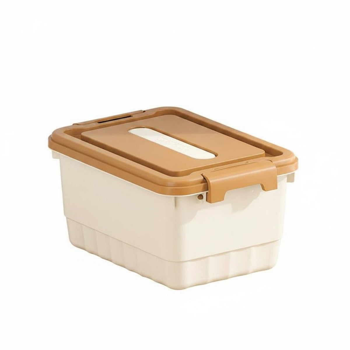 Large Capacity Plastic Storage Bin with Lid Multipurpose Stackable Storage Box Dustproof Long-Lasting for Bedroom