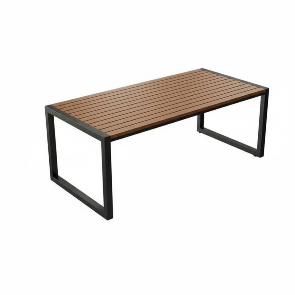 Weather-Resistant 4-Person Slatted Table and Chair Combo sturdy Construction Patio Dining Set Easy to Clean externaldoor Furniture Quick Drying for Entertainers, Homeowners, Cafe Owners, Balcony, Garden, Backyard, Deck