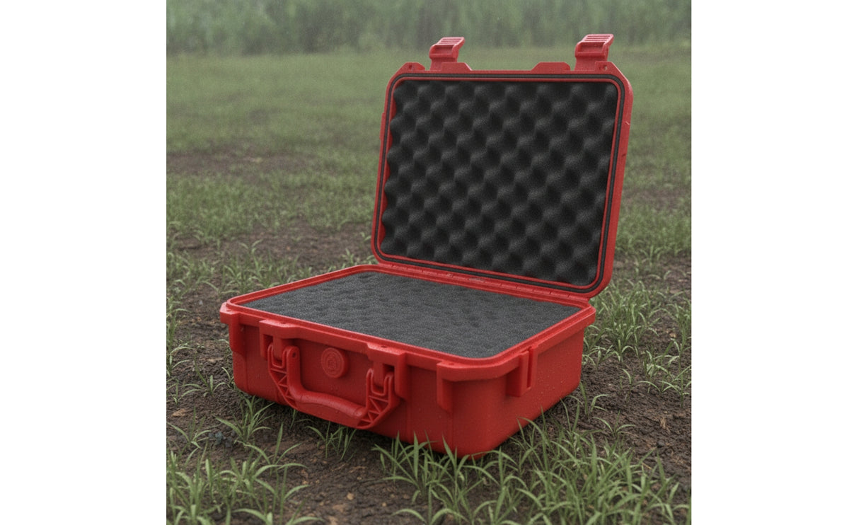 Hard Case with Foam Lockable Hard Carrying Case Portable for Technicians, Workshop